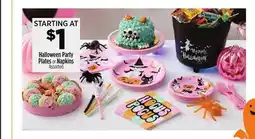 Dollar General Halloween Party Plates or Napkins offer