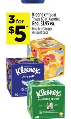 Dollar General Kleenex Facial Tissue60 offer