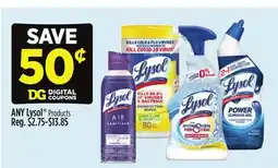 Dollar General ANY Lysol Products offer