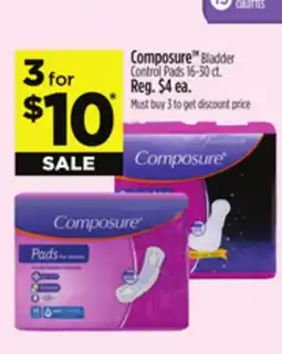 Dollar General Composure Bladder Control Pads offer