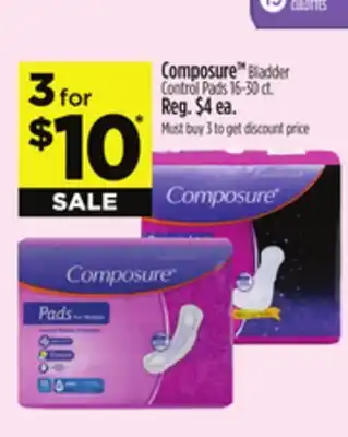 Dollar General Composure Bladder Control Pads offer