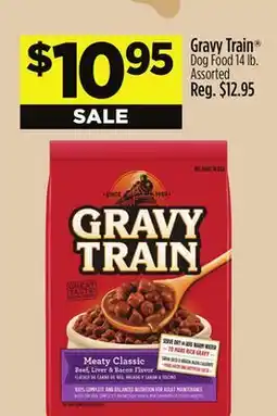 Dollar General Gravy Train Dog Food offer
