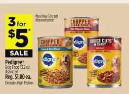 Dollar General Pedigree Dog Food offer