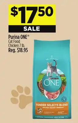 Dollar General Purina ONE Cat Food Chicken offer