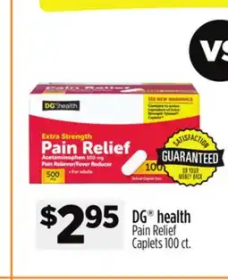 Dollar General DG health Pain Relief Caplets offer