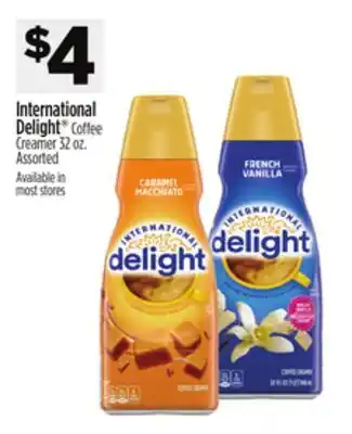 Dollar General International Delight Coffee Creamer offer