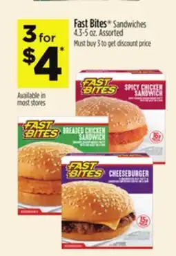 Dollar General Fast Bites Sandwiches offer