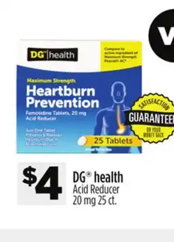 Dollar General DG health Acid Reducer 20 mg offer
