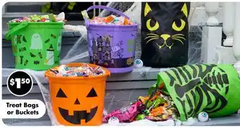 Dollar Tree Treat Bags or Buckets offer