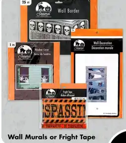 Dollar Tree Wall Murals or Fright Tape offer