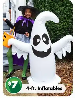Dollar Tree 4-ft. Inflatables offer