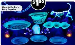 Dollar Tree Glow-in-the-Dark Party Supplies offer