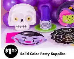 Dollar Tree Solid Color Party Supplies offer