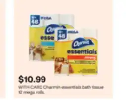 CVS Charmin essentials bath tissue 12 mega rolls offer