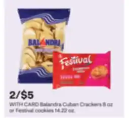 CVS Balandra Cuban Crackers 8 oz or Festival cookies 14.22 oz offer