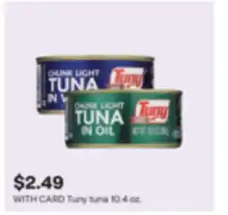 CVS Tuny tuna offer