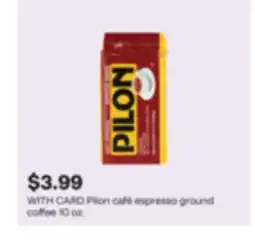 CVS Pilon café espresso ground coffee offer