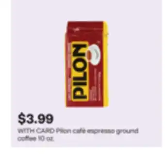 CVS Pilon café espresso ground coffee offer