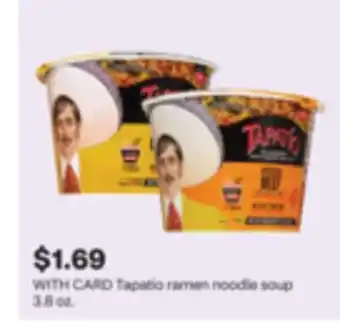 CVS Tapatío ramen noodle soup offer