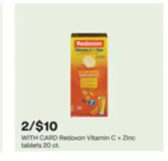 CVS Redoxon Vitamin C + Zinc tablets 20 ct offer