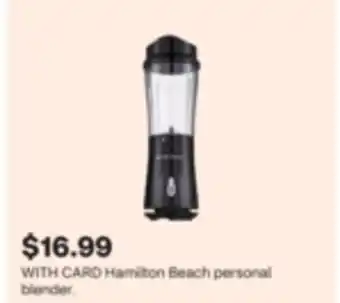CVS Hamilton Beach personal blender offer