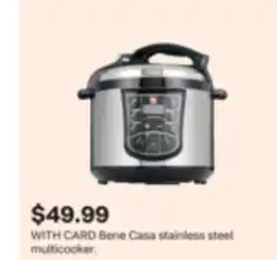 CVS Bene Casa stainless steel multicooker offer