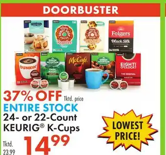 Boscov's 24-or 22-Count KEURIG K-Cups offer