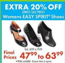 Boscov's Womens EASY SPIRIT Shoes offer
