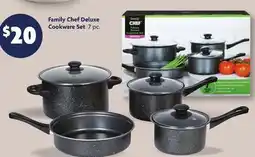 Family Dollar Family Chef Deluxe Cookware Set offer