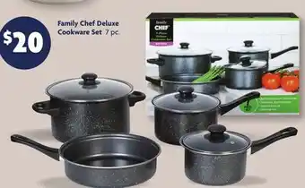 Family Dollar Family Chef Deluxe Cookware Set offer