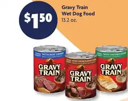 Family Dollar Gravy Train Wet Dog Food offer