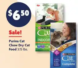 Family Dollar Purina Cat Chow Dry Cat Food offer