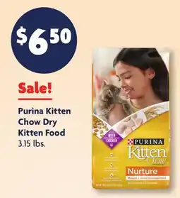 Family Dollar Purina Kitten Chow Dry Kitten Food offer