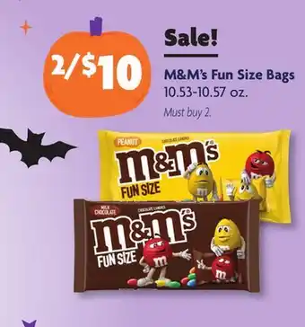 Family Dollar M & M's Fun Size Bags offer