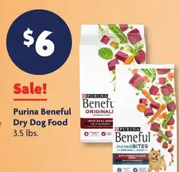Family Dollar Purina Beneful Dry Dog Food offer