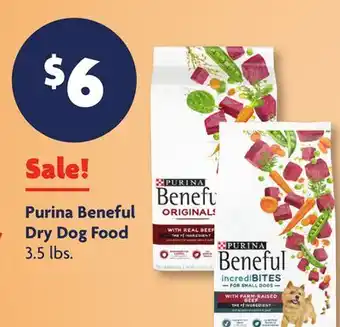 Family Dollar Purina Beneful Dry Dog Food offer