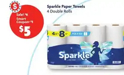 Family Dollar Sparkle Paper Towels offer