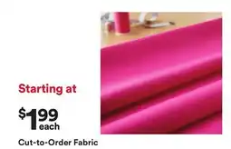 Michaels cut-to-Order Fabric offer