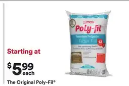 Michaels Poly-Fil The Original offer