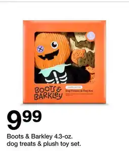 Target Boots & Barkley 4.3-oz. dog treats plush set offer
