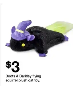 Target Boots & Barkley flying squirrel plush cat toy offer