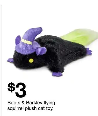 Target Boots & Barkley flying squirrel plush cat toy offer