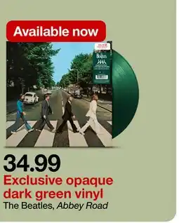 Target opaque dark green vinyl offer
