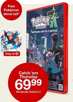 Target Nintendo Switch 2 offer