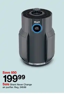 Target Shark Never Change air purifier offer