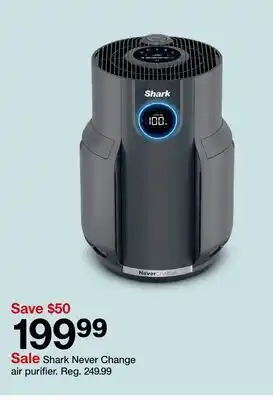 Target Shark Never Change air purifier offer