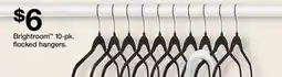 Target Brightroom 10-pk. flocked hangers offer