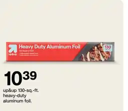 Target up&up 130-sq.-ft. heavy-duty foil offer