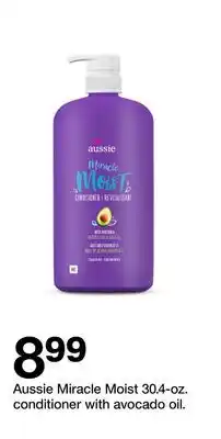Target Aussie Miracle Moist 30.4 - oz. conditioner with avocado oil offer