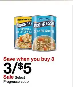Target Select Progresso soup offer